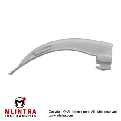 MaxBright™ Fiber Optic McIntosh Laryngoscope Blade Fig. 0 - For Babies Stainless Steel, Working Length 55 mm MaxBright™ Fiber Optic McIntosh Laryngoscope Blade Fig. 0 - For Babies Stainless Steel, Working Length 55 mm